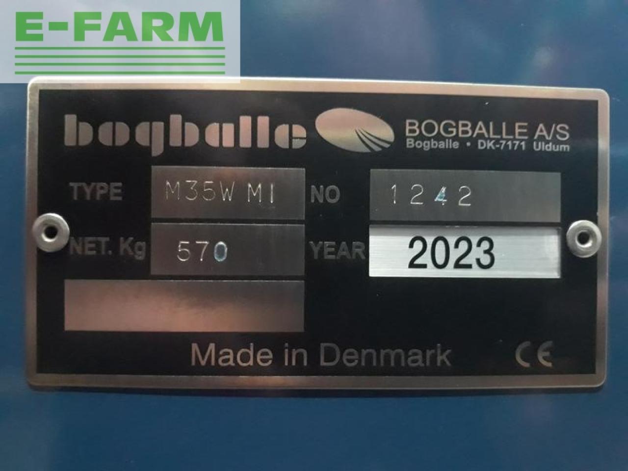 Fertilizer spreader Bogballe m35w: picture 23
