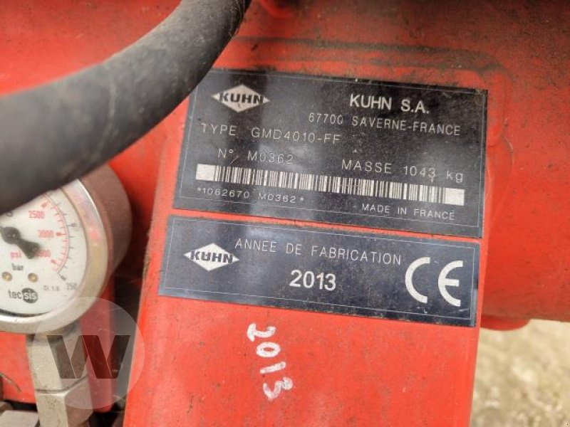 Mower Kuhn GMD 4010: picture 2