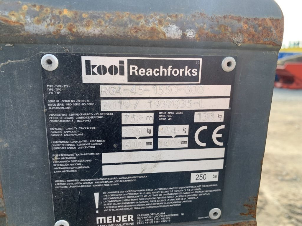 Boom for Material handling equipment Kooi RG4-45-1550: picture 3