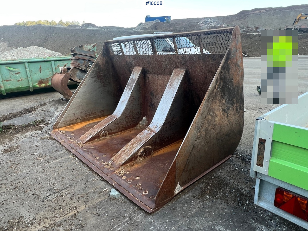 Excavator bucket for Construction machinery Skuffe til hjullaster: picture 3
