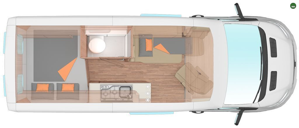 New Camper van Weinsberg CaraBus 600 MQ Modell 2023, 170 PS, Automatik: picture 3