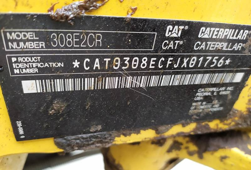 Mini excavator CAT 308 E 2 CR: picture 12