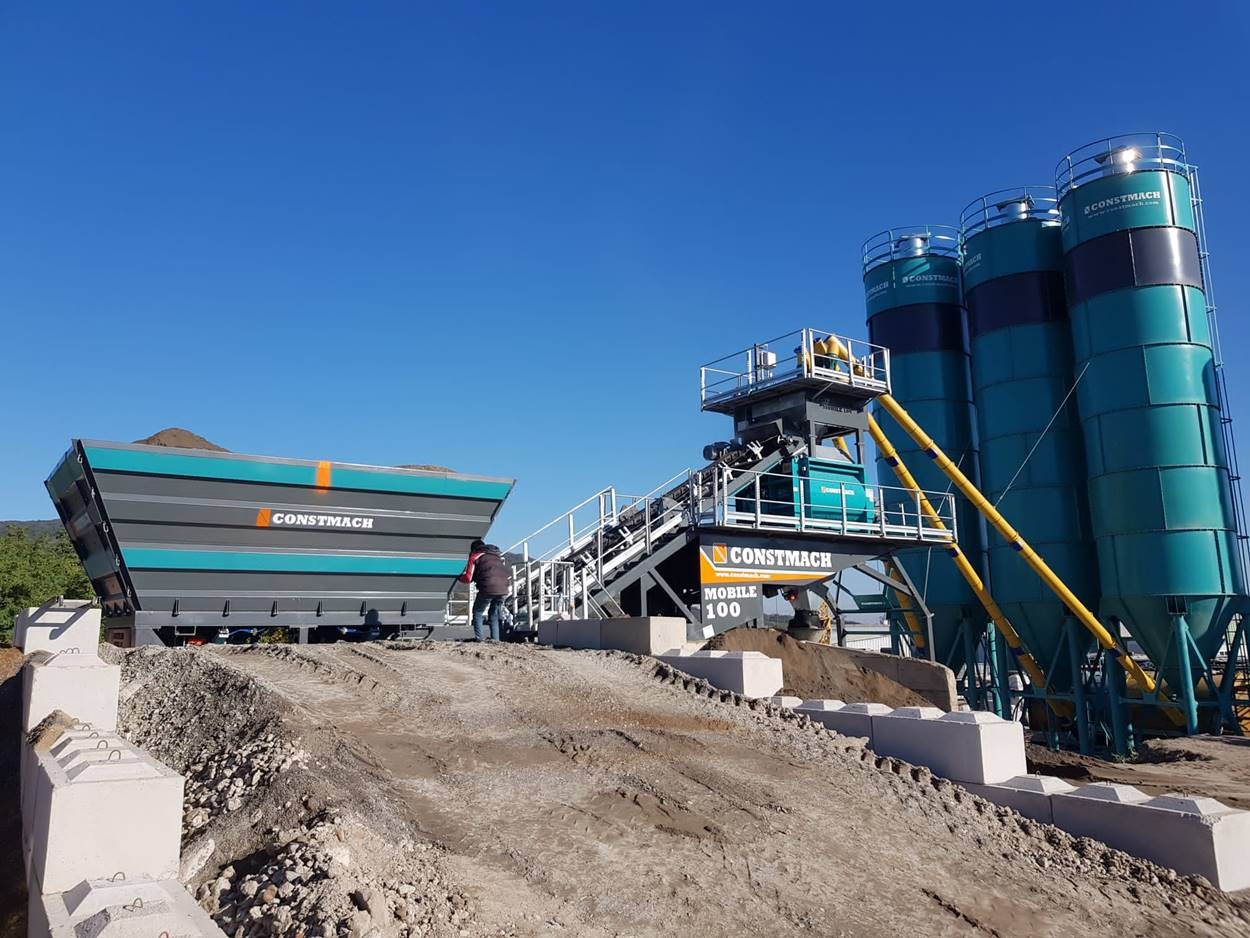 New Concrete plant Constmach Mobile Betonmischanlage 100 m3/h: picture 22