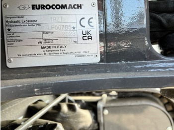 Eurocomach 19 ZT Minibagger #ab 414€/Monat# - Mini excavator: picture 2