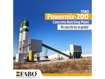Concrete plant FABO POWERMIX-200 STATIONARY CONCRETE BATCHING PLANT: picture 1