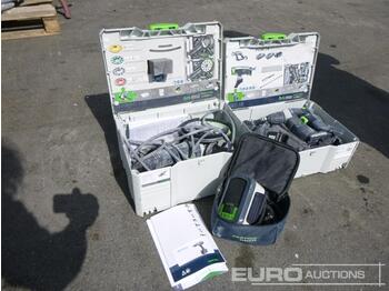 Construction equipment Festool Cabinet Drywall Cordless Drill Grinder in Original Tool Box incl Festool Radio from Germany ID 7248452