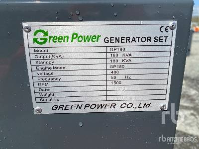 New Generator set GREEN POWER GP180 (Unused): picture 4