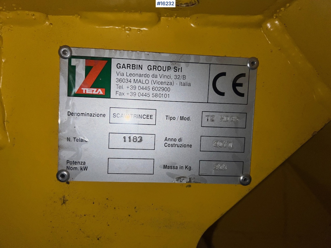 Trencher Garbin TZ HD35: picture 12