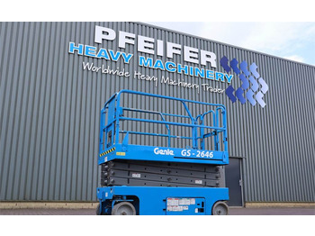 Genie GS2646 Electric, Working Height 9.80m, Capacity 45  - Scissor lift: picture 1