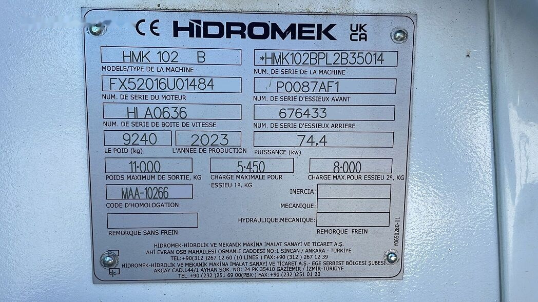 Backhoe loader Hidromek HMK 102B Supra K4 - Euro5: picture 28
