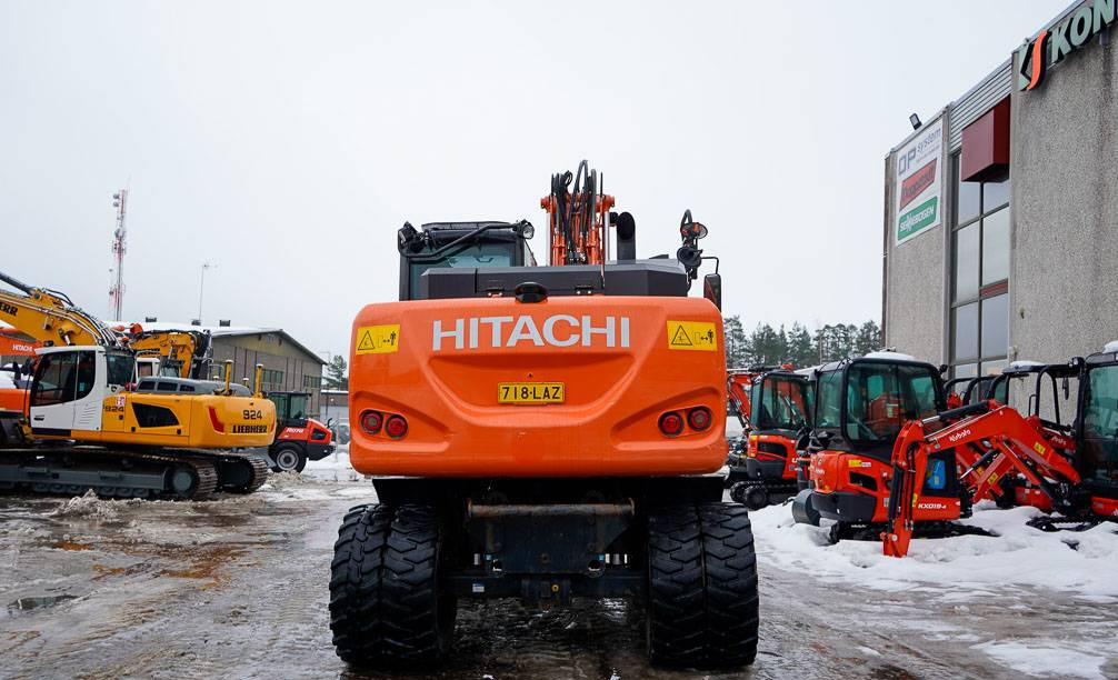 Wheel excavator Hitachi ZX140W-6 PYÖRITTÄJÄLLÄ: picture 7