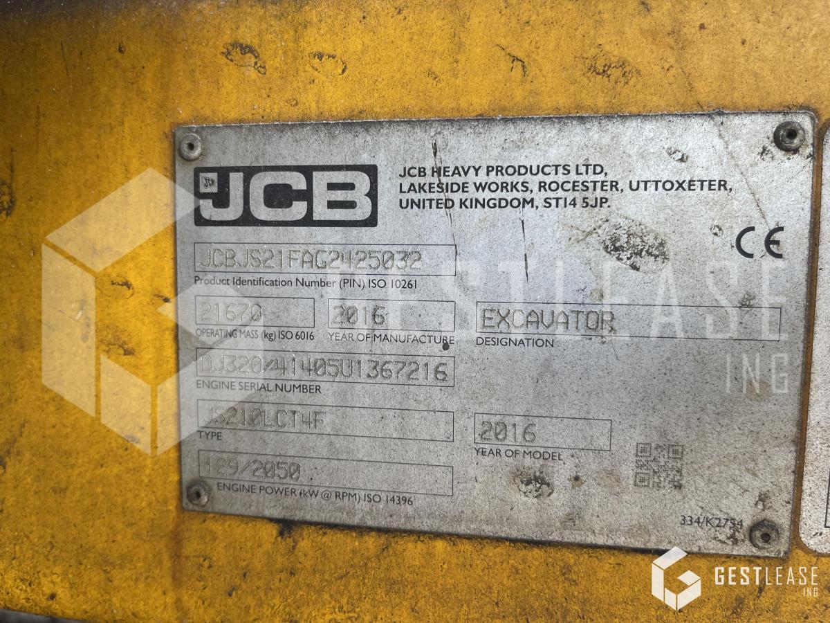 Crawler excavator Jcb JS210: picture 10