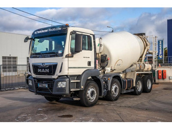 Concrete mixer truck MAN TGS 32.400 BB+E6+STETTER 9M3: picture 1