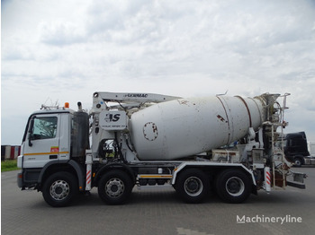 Concrete mixer truck Mercedes-Benz ACTROS 3241 / CEMENTMIXER + PUMP SERMAC 3Z24 - 24 M / EURO 5 / R: picture 3