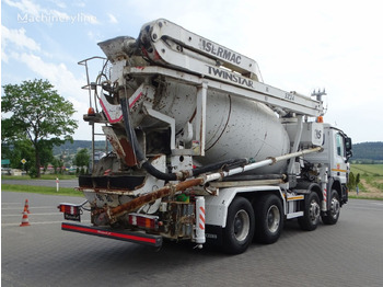 Concrete mixer truck Mercedes-Benz ACTROS 3241 / CEMENTMIXER + PUMP SERMAC 3Z24 - 24 M / EURO 5 / R: picture 5