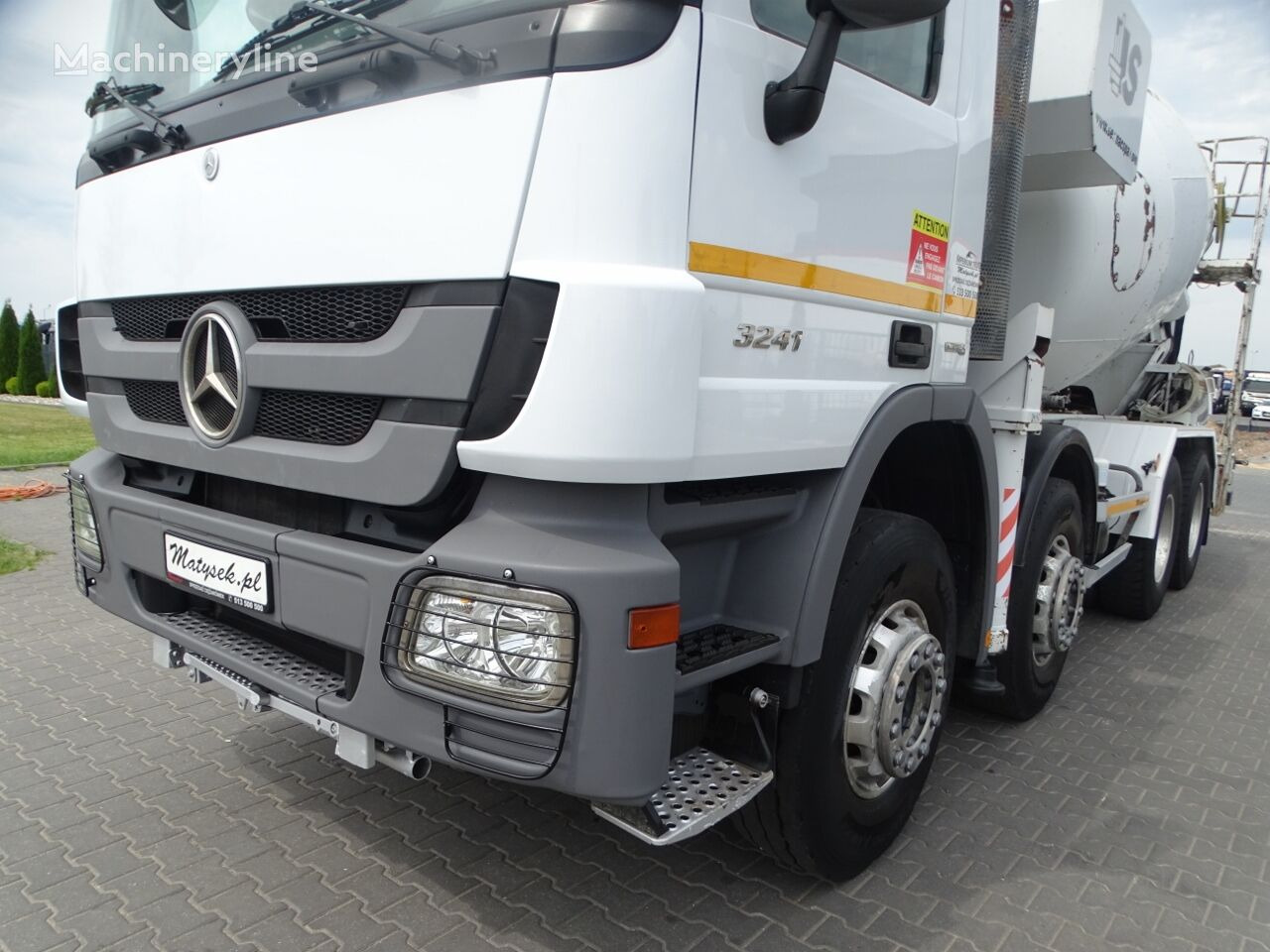Concrete mixer truck Mercedes-Benz ACTROS 3241 / CEMENTMIXER + PUMP SERMAC 3Z24 - 24 M / EURO 5 / R: picture 10