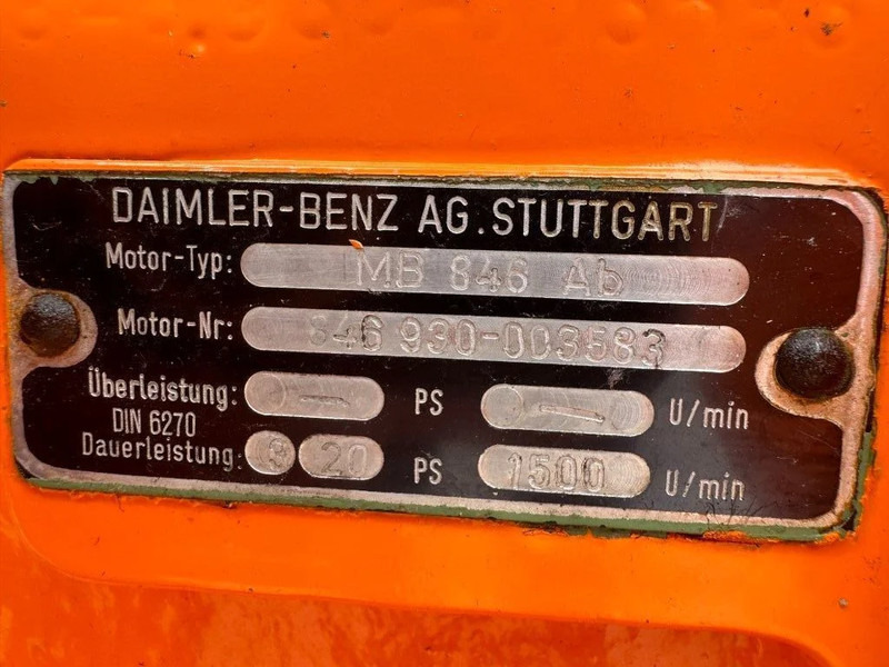Generator set Mercedes-Benz MB 646 AB AEG 250 kVA generatorset Ex Emergency Noodstroom Aggregaat: picture 4