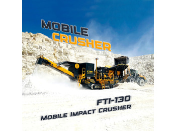 FABO FTI-130 TRACKED IMPACT CRUSHER 400-500 TPH | AVAILABLE IN STOCK - Mobile crusher