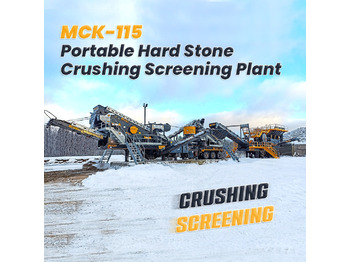 FABO MCK-115 MOBILE CRUSHING & SCREENING PLANT FOR HARDSTONE | 180-300 TPH - Mobile crusher