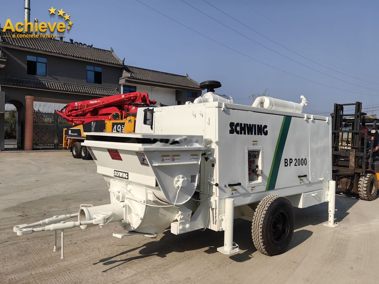 New Stationary concrete pump Schwing 【ACHIEVE】TOP CONDITION!!! Schwing Concrete Pump With Brand New H: picture 8
