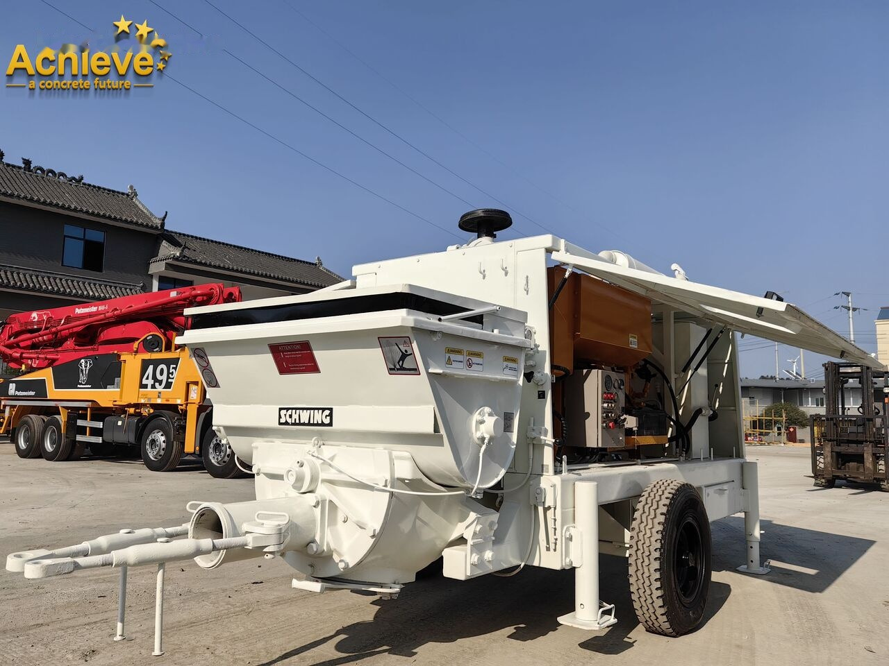 New Stationary concrete pump Schwing 【ACHIEVE】TOP CONDITION!!! Schwing Concrete Pump With Brand New H: picture 5