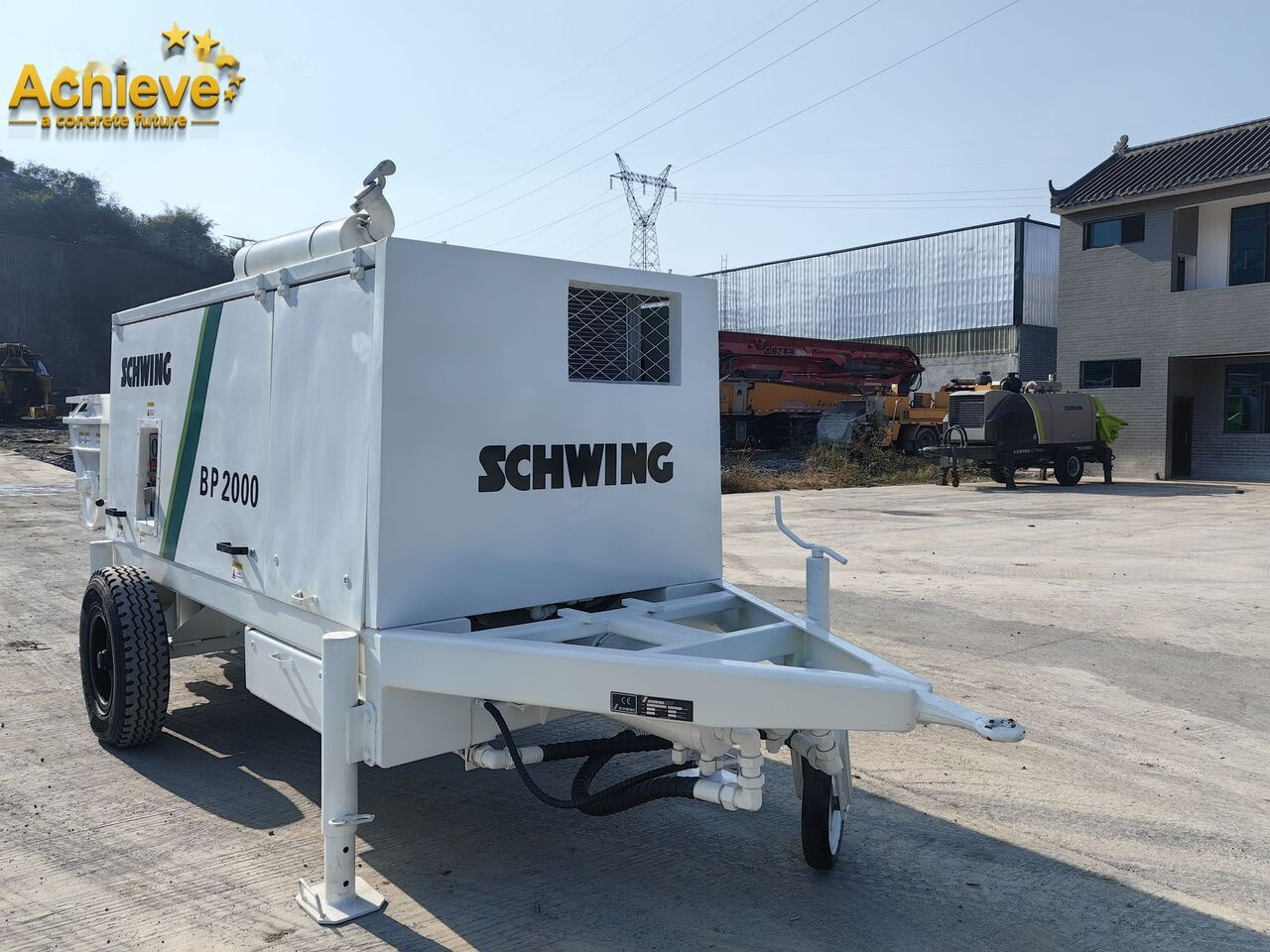 New Stationary concrete pump Schwing 【ACHIEVE】TOP CONDITION!!! Schwing Concrete Pump With Brand New H: picture 10