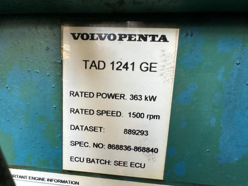 Generator set Volvo TAD 1241 GE Stamford 410 kVA generatorset: picture 4
