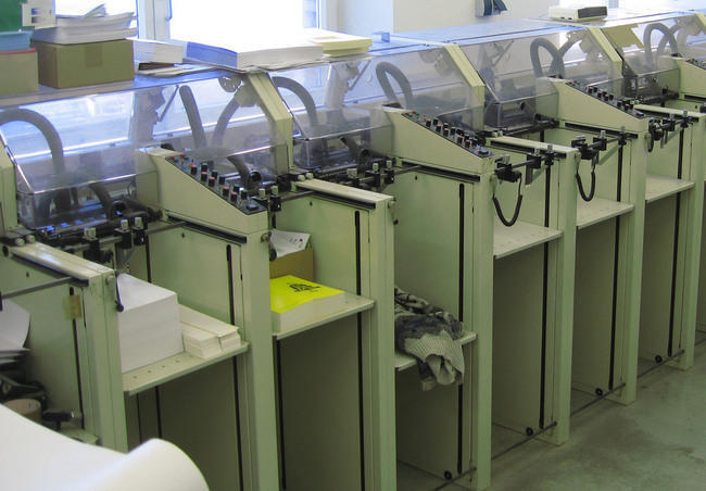 Printing machinery c. p. Bourg Modulen Zusammentragmaschine: picture 3