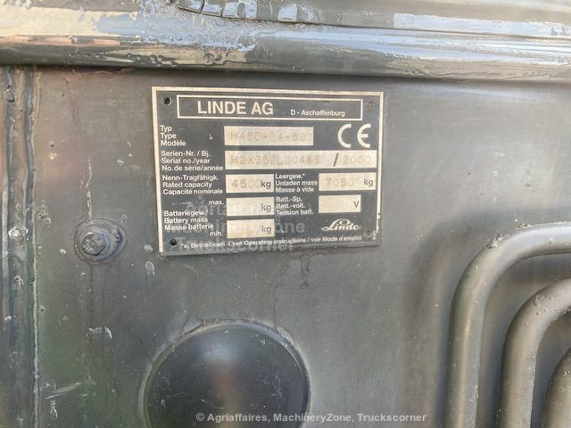 Diesel forklift Linde H45D: picture 6
