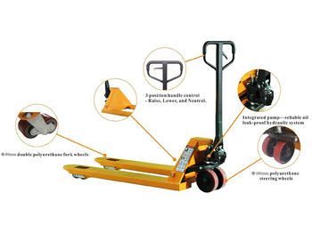 New Pallet truck XCMG Official Manual Pallet Trucks 2 Ton Mini Hand Pallet Truck Price: picture 2