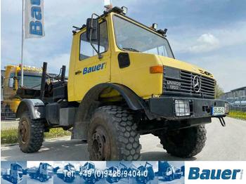 Tow truck Mercedes-Benz U1700 4x4/RotzlerKabelzugwinde40to/42TkmOrig,Top: picture 1
