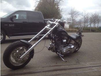 Harley-Davidson chopper  - Motorcycle