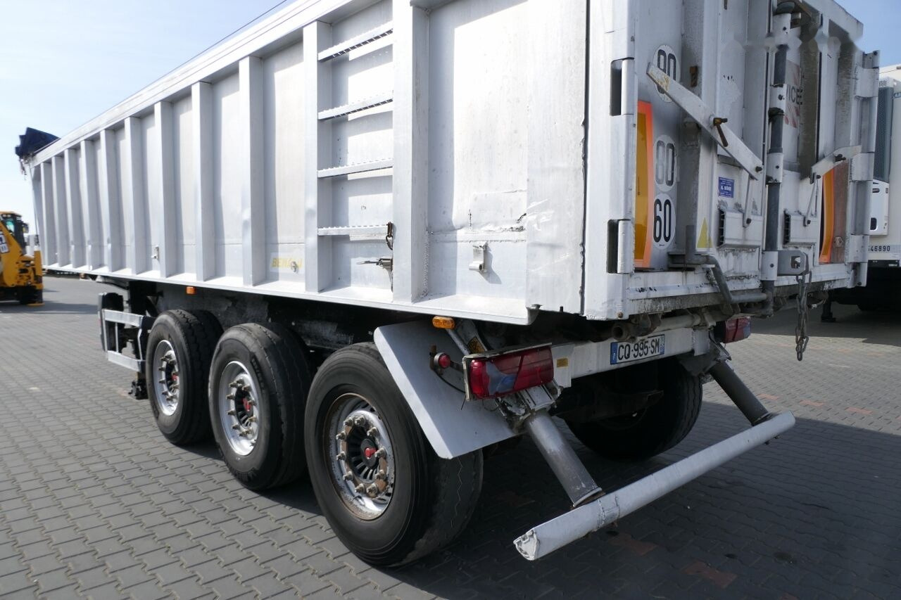 Tipper semi-trailer Benalu WYWROTKA 27 m3 / ALUMINIOWA / SAF / KLAPO-DRZWI / zderzak hydrau: picture 18