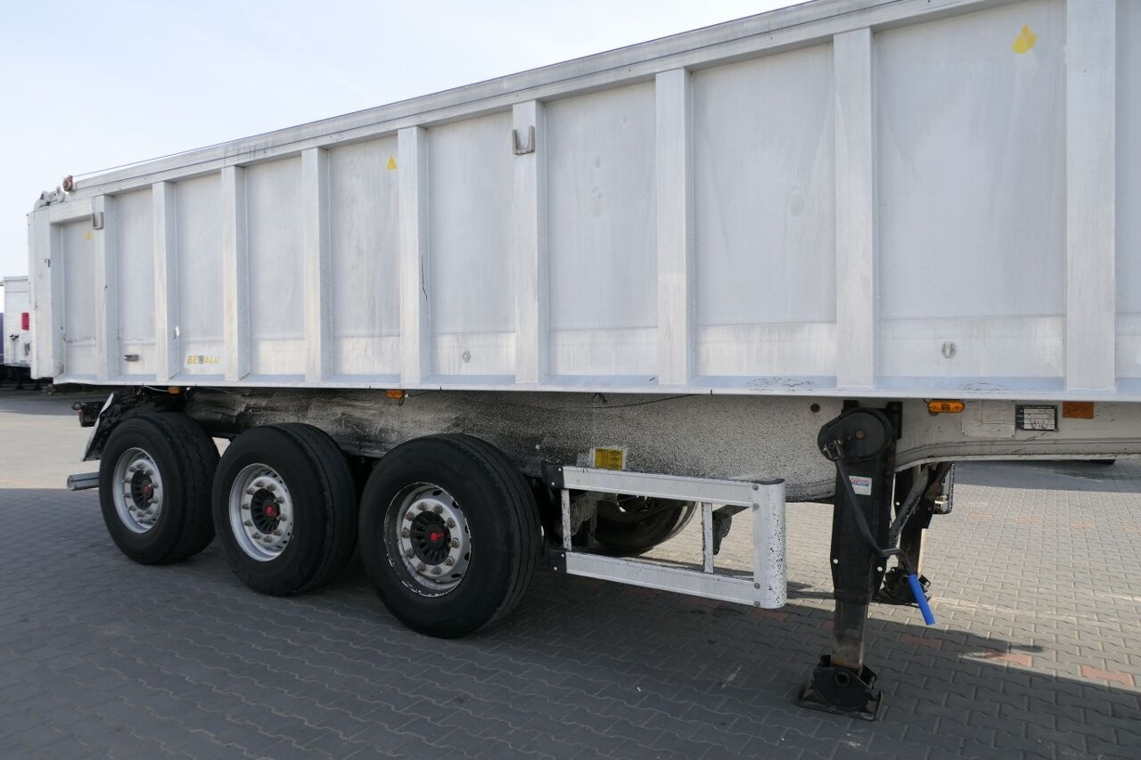 Tipper semi-trailer Benalu WYWROTKA 27 m3 / ALUMINIOWA / SAF / KLAPO-DRZWI / zderzak hydrau: picture 11