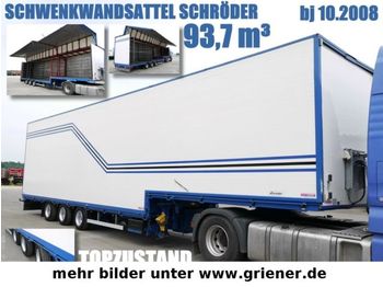 JUMBOSATTEL SCHWENKWAND GETRÄNKE SCHRÖDER 93,7m³  - Beverage semi-trailer