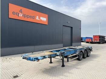 Container transporter/ Swap body semi-trailer Burg 20FT/30FT chassis, ADR, BPW trommel, NL-chassis: picture 1