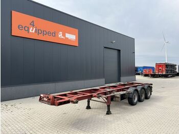 Container transporter/ Swap body semi-trailer Burg 20FT/30FT chassis, BPW trommel, NL-chassis: picture 1