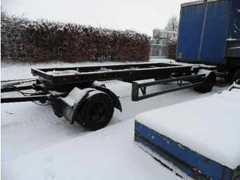 Huffermann 2-achs Abrollanhänger - Container transporter/ Swap body semi-trailer