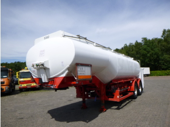 Tank semi-trailer for transportation of fuel Crane Fruehauf Lube oil tank alu 25 m3 / 8 comp + pump/counter: picture 1