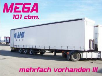 Kögel MEGA 100 cbm /3,00 m innen BPW scheibe 2 x vorh - Curtainsider semi-trailer