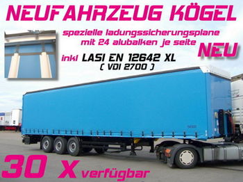 Kögel SNCO 24 / MAXX LASI EN 12642 XL / SAF mehrfach - Curtainsider semi-trailer