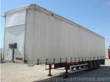 Samro DBR Bed With Tarp Covered Sides Bed With Tarp Panels - Curtainsider semi-trailer