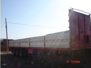 Leciñena platform with aluminium lateral doors - Dropside/ Flatbed semi-trailer