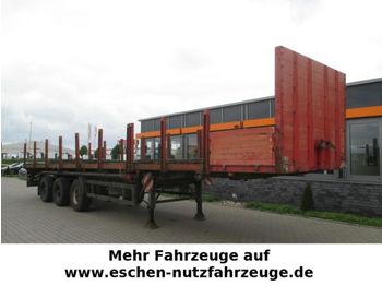 Schmidt Teleskopauflieger, Luft, ausziehbar 19.600 mm  - Dropside/ Flatbed semi-trailer