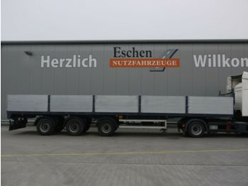 Schröder 3 Achs, zwangsgelenkt, Luft/Lift  - Dropside/ Flatbed semi-trailer