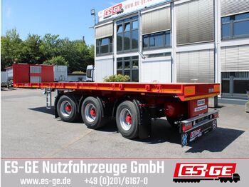 Dropside/ Flatbed semi-trailer ES-GE 3-Achs-Ballastauflieger: picture 1