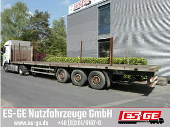 Dropside/ Flatbed semi-trailer ES-GE 3-Achs-Sattelanhänger: picture 1