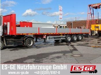 Dropside/ Flatbed semi-trailer ES-GE 3-Achs-Sattelanhänger - Bordwände: picture 1