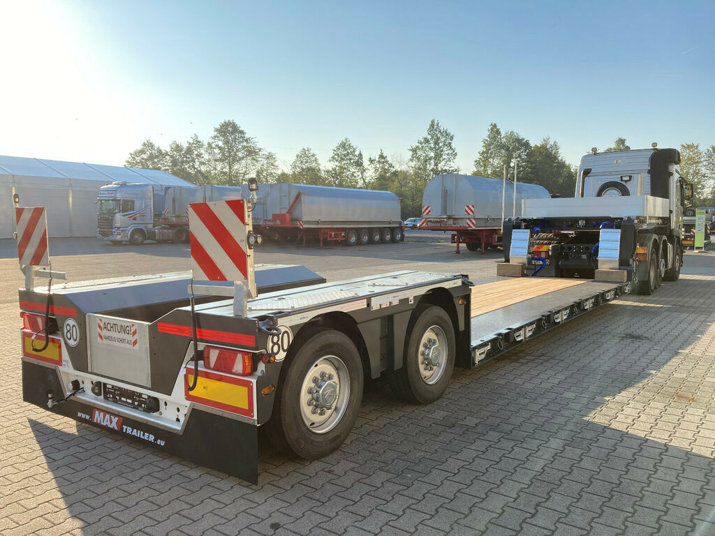New Low loader semi-trailer Faymonville MAX Trailer 2-Achs-Tiefbett mit Pendelachsen: picture 8