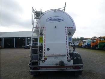 Tank semi-trailer for transportation of flour Feldbinder Powder tank alu alu 49 m3 / 1 comp: picture 5